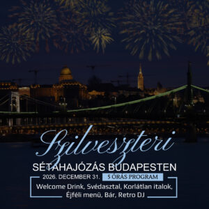 Szilveszteri Sétahajózás Vacsorával (Halászbástya hajó) - Early bird