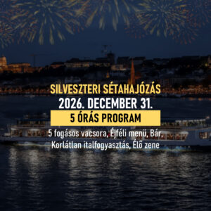 Szilveszteri Sétahajózás Vacsorával (Európa hajó) Menu "A" - Early bird